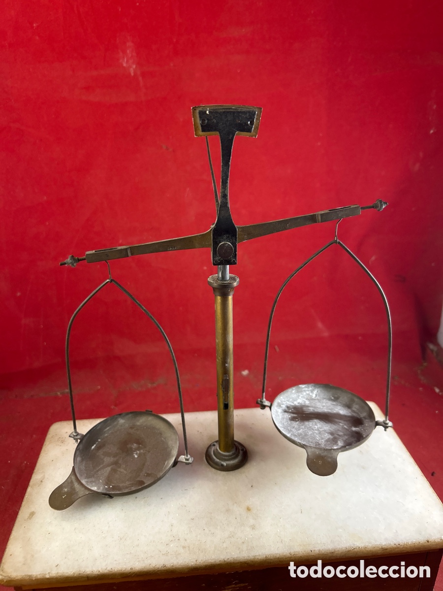 Antig&uuml;edades: ANTIGUA BALANZA PORT&Aacute;TIL - Foto 2