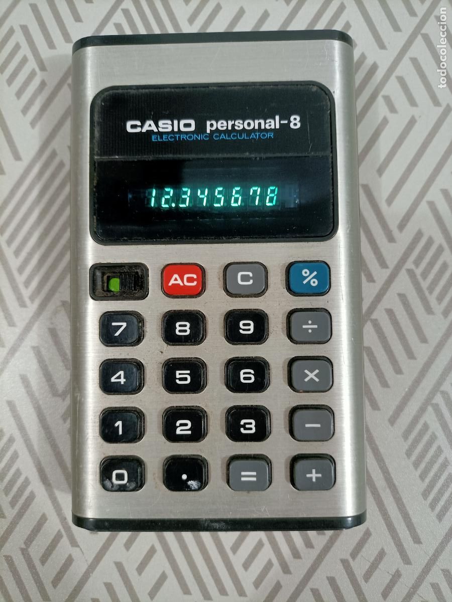 Antig&uuml;edades: Antigua calculadora Casio personal-8 - Foto 1