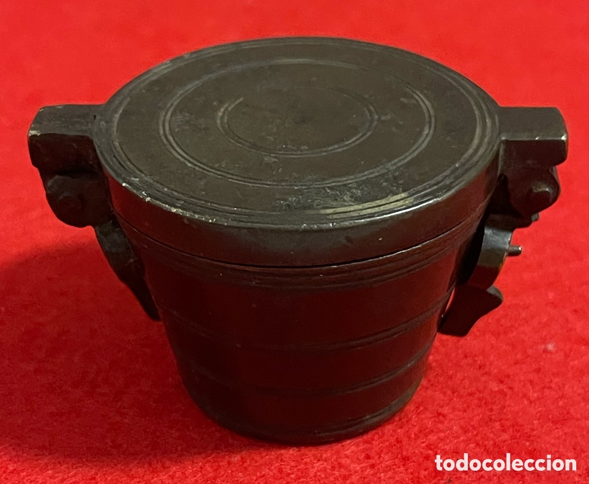 Antig&uuml;edades: Antiguo ponderal De Bronce. Siglo XIX. - Foto 4