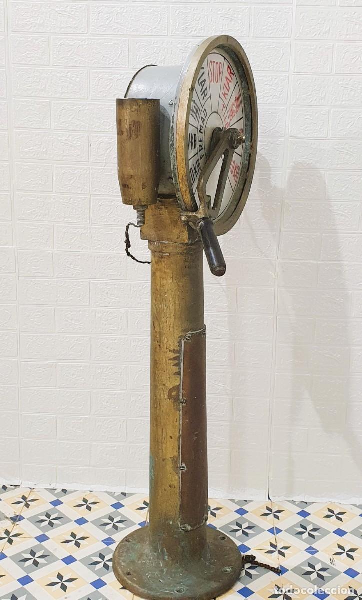 Antig&uuml;edades: Tel&eacute;grafo n&aacute;utico antiguo - Foto 3