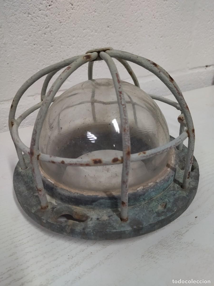 Antig&uuml;edades: Foco antiguo industrial de barco - Foto 9