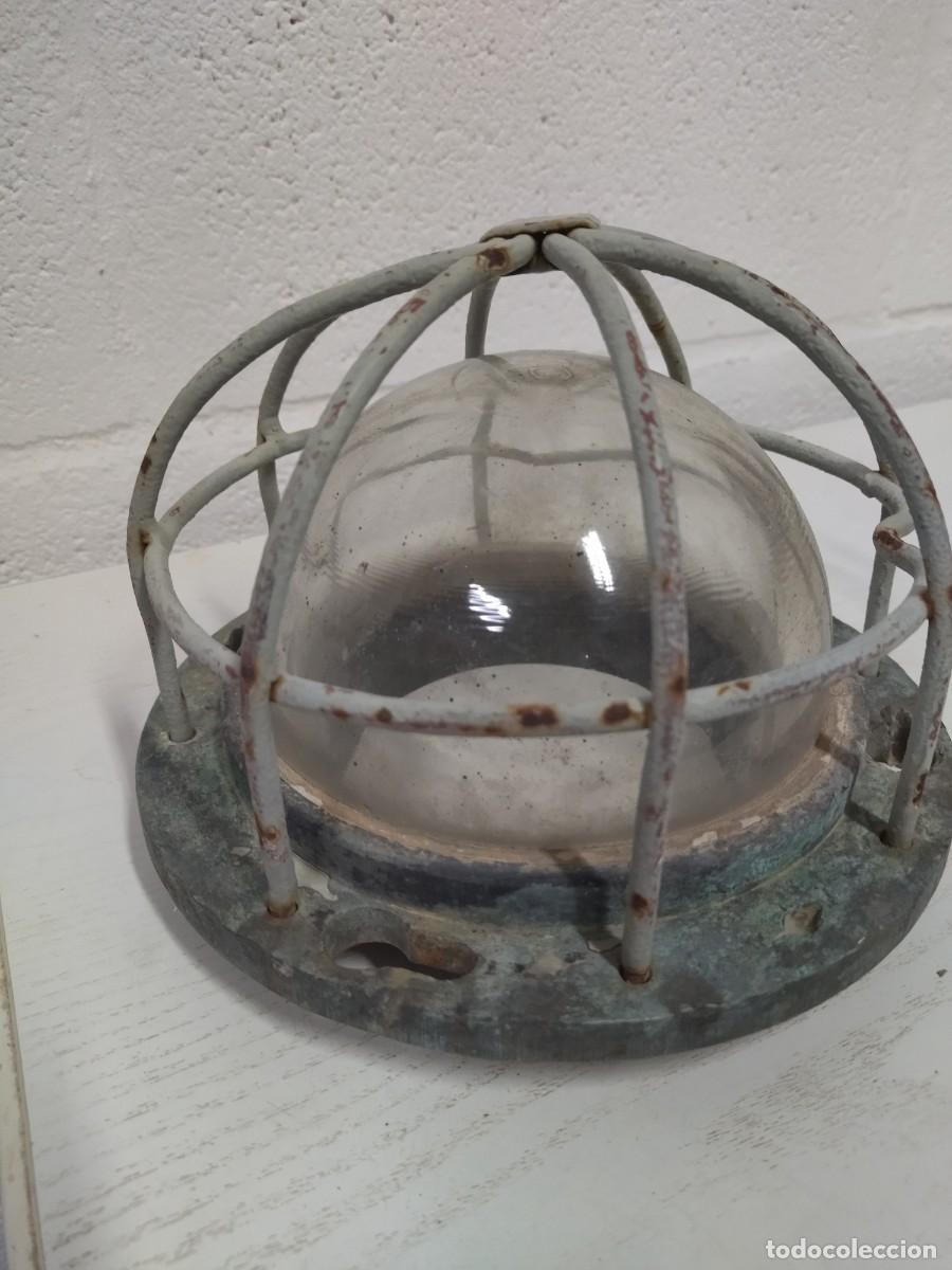 Antig&uuml;edades: Foco antiguo industrial de barco - Foto 10
