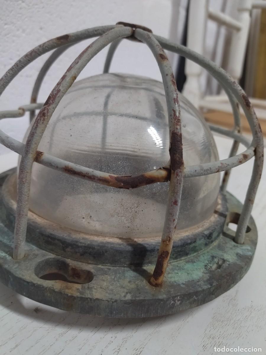 Antig&uuml;edades: Foco antiguo industrial de barco - Foto 11
