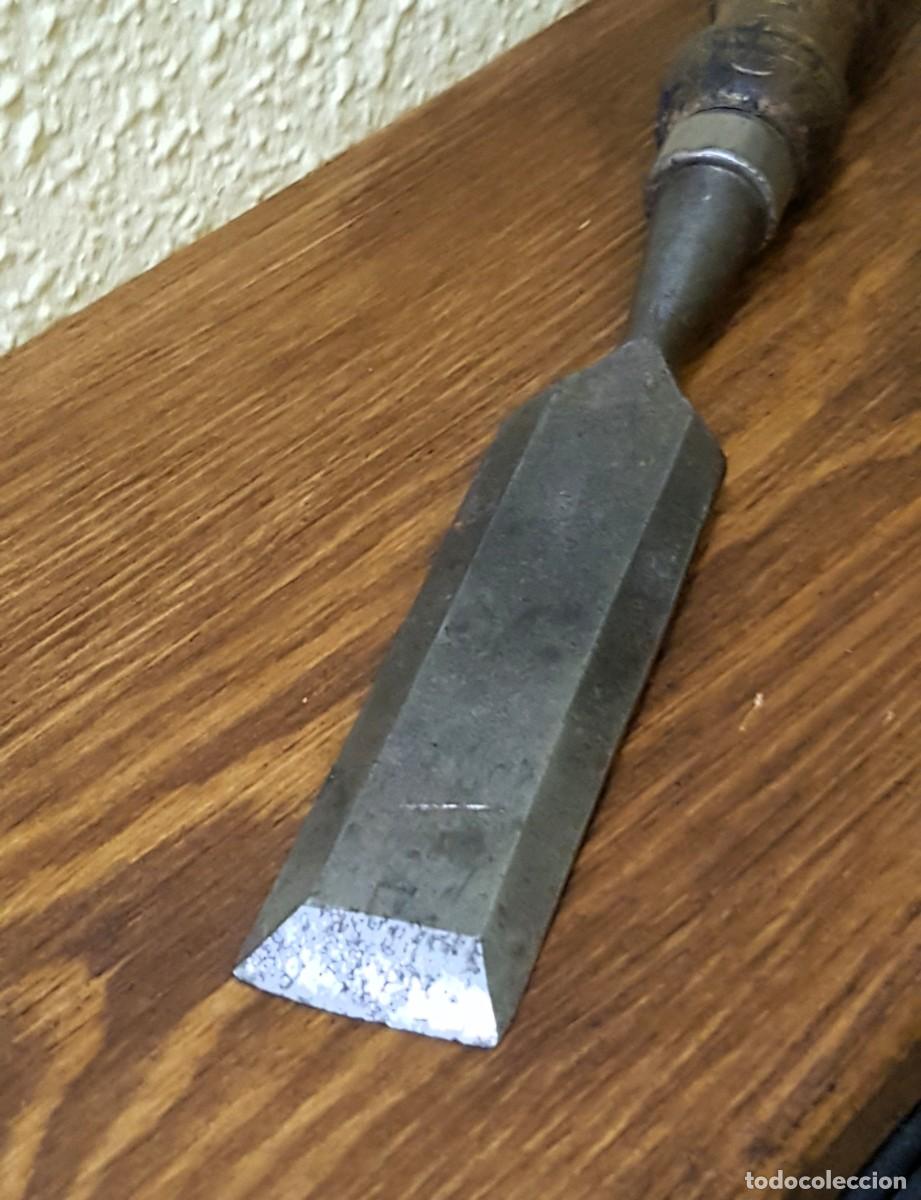 Antig&uuml;edades: ANTIGUO FORMON DE CARPINTERO 22 CM. - Foto 3