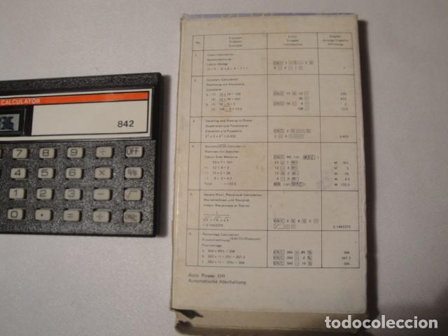 Antig&uuml;edades: Electronic Mini Calculator. Modelo 842. Nueva. - Foto 6