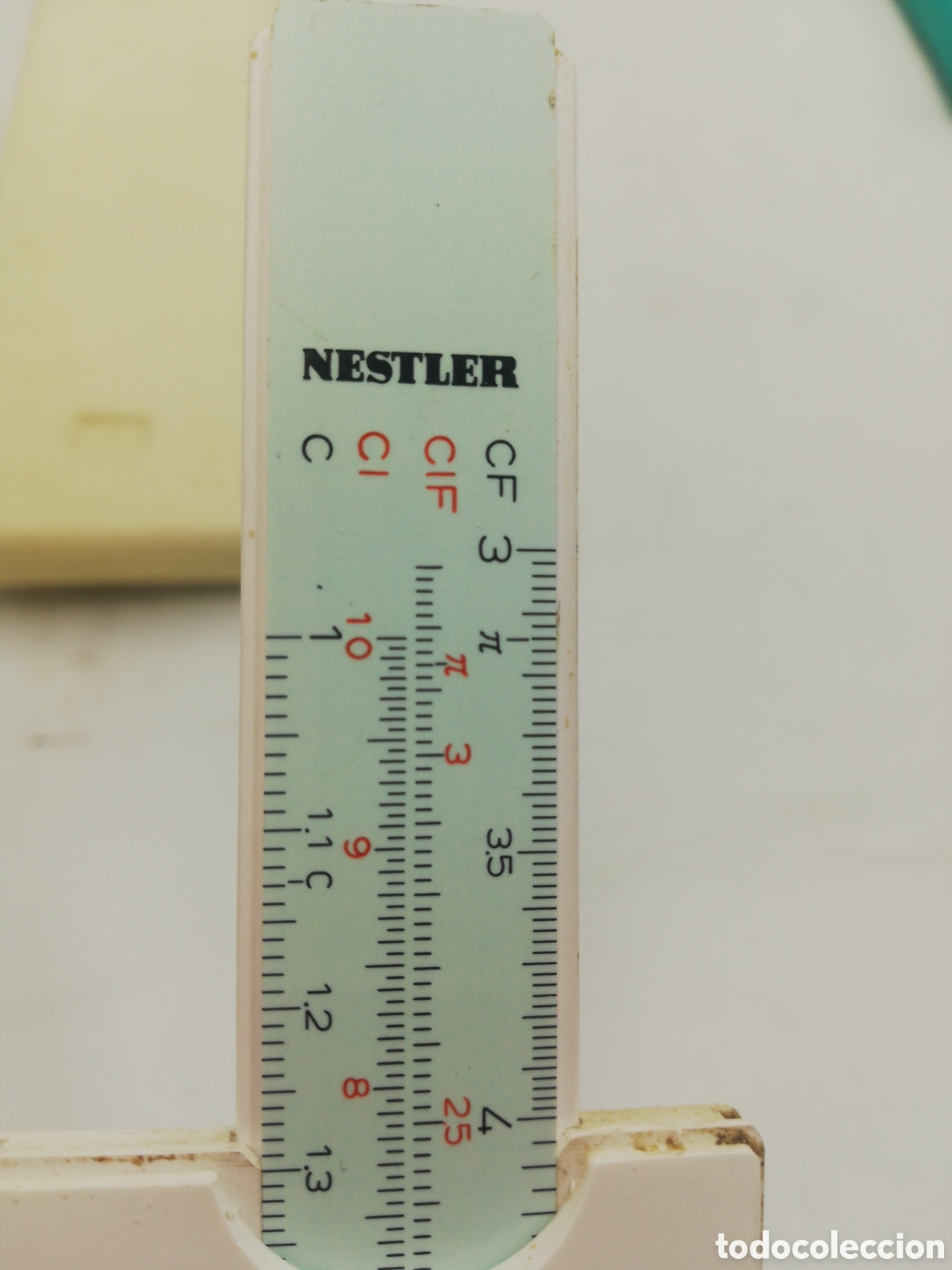 Antig&uuml;edades: REGLA DE C&Aacute;LCULO NESTLER CON FUNDA. - Foto 8