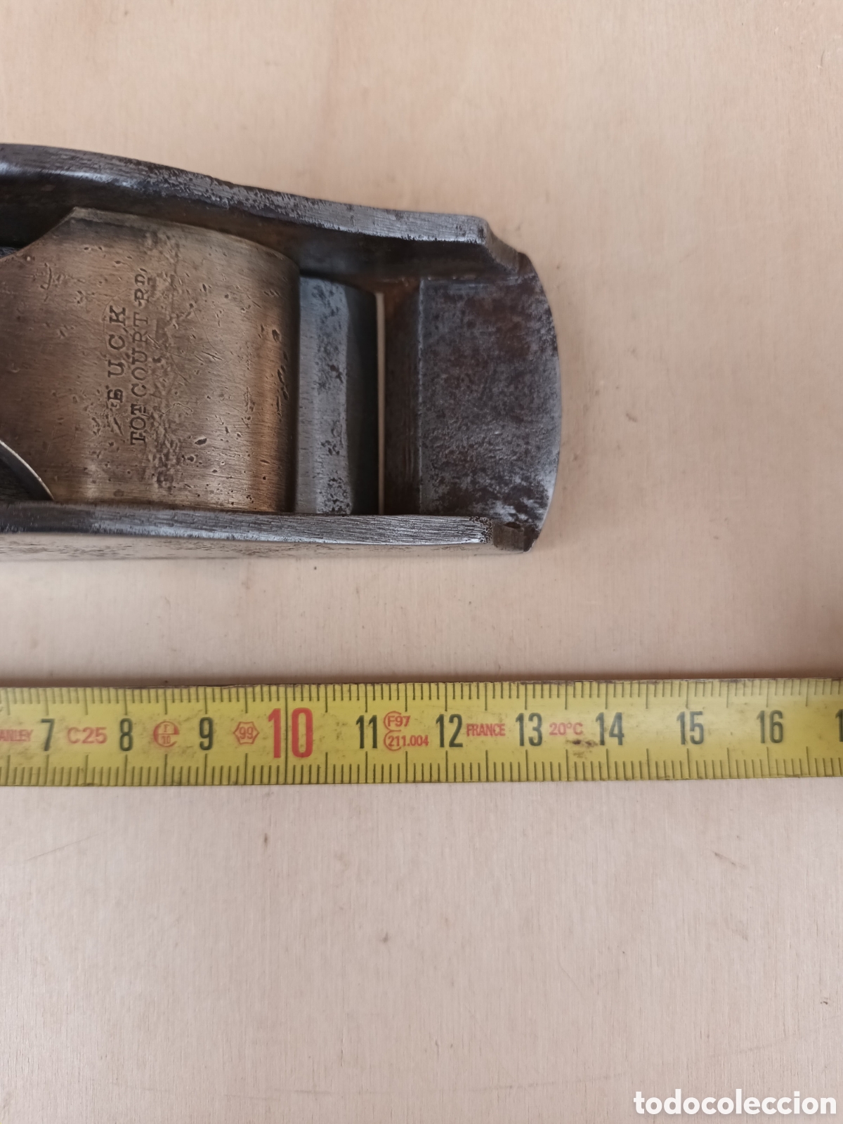 Antig&uuml;edades: Cepillo de carpintero, luthier Buck, s.XIX. - Foto 8