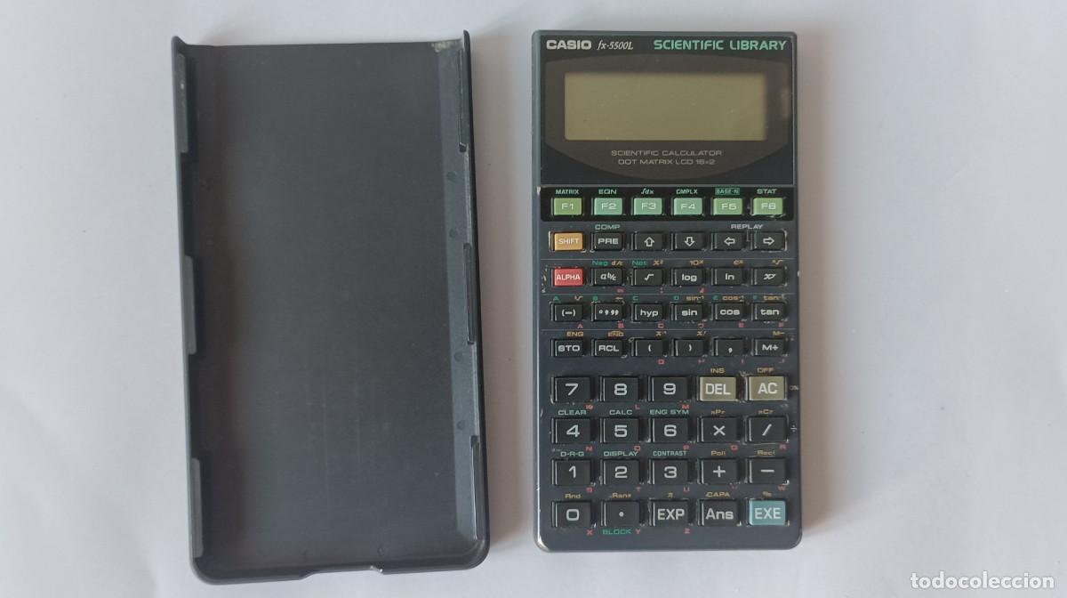 Antig&uuml;edades: Calculadora Casio fx-5500L Cient&iacute;fica - Foto 1
