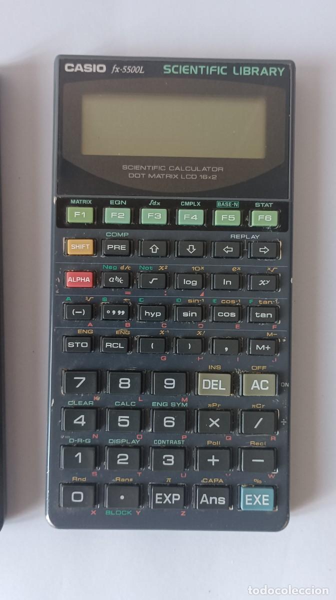 Antig&uuml;edades: Calculadora Casio fx-5500L Cient&iacute;fica - Foto 4