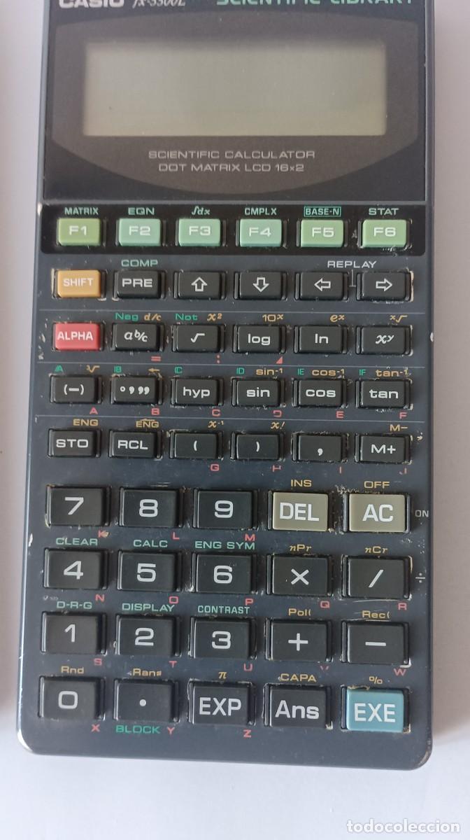 Antig&uuml;edades: Calculadora Casio fx-5500L Cient&iacute;fica - Foto 5