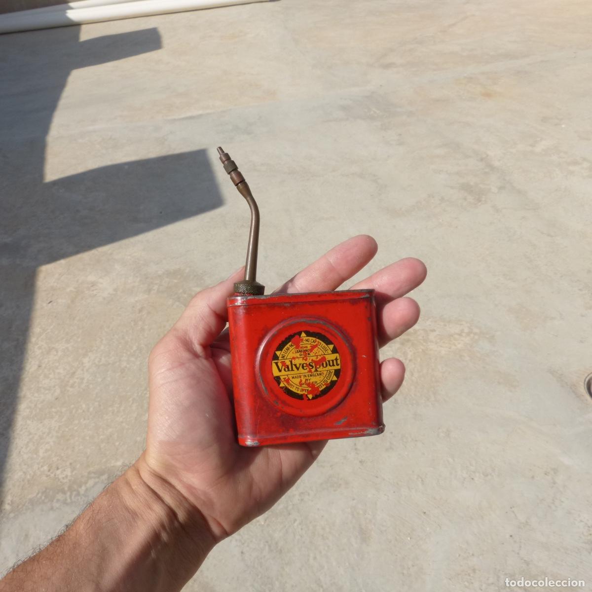 Antig&uuml;edades: Antigua aceitera Valvespout, 72gr, - Foto 8