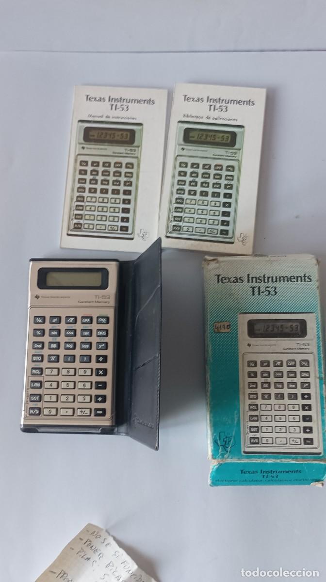 Antig&uuml;edades: CALCULADORA CIENTIFICA TEXAS INSTRUMENTS TI-53 - Foto 1