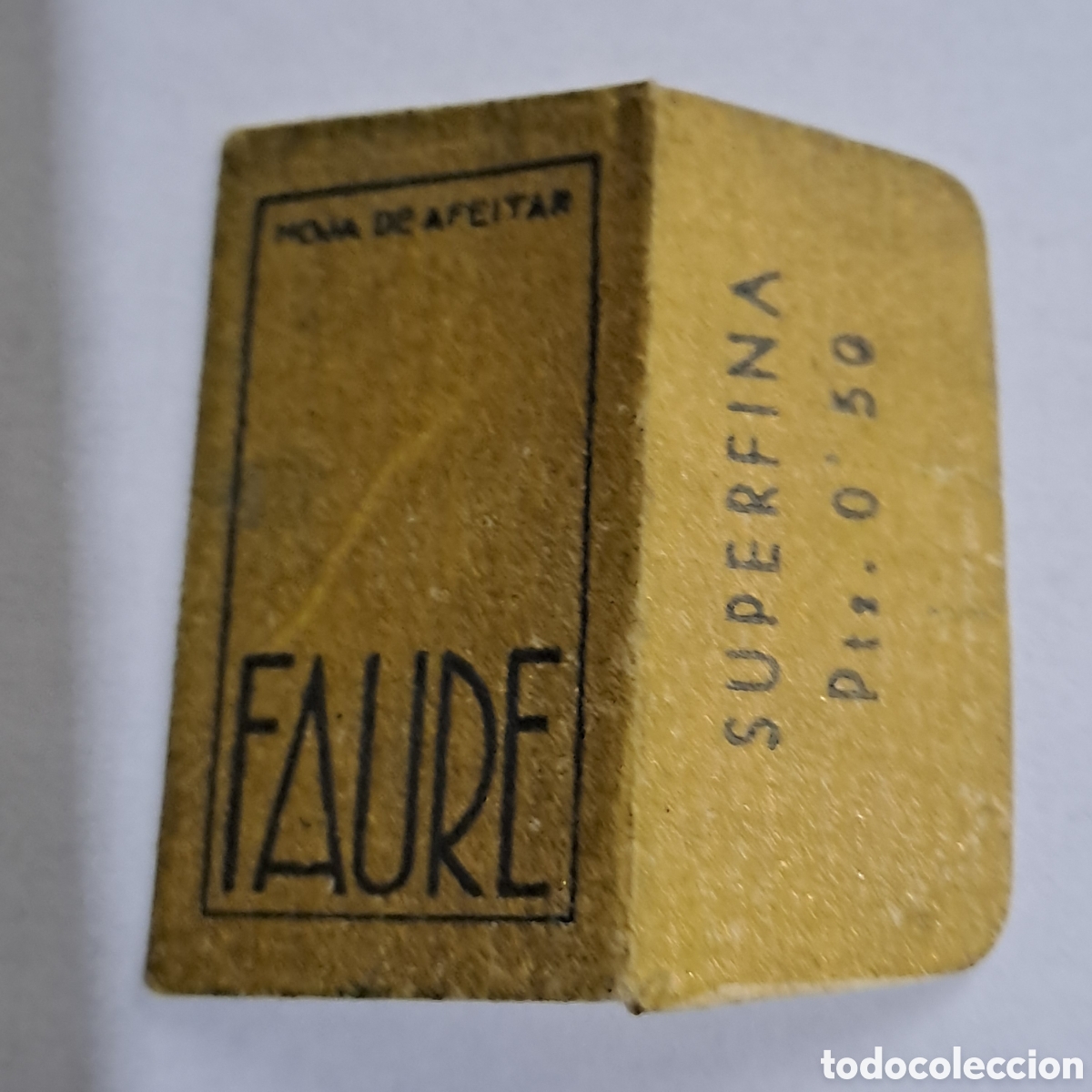 Antig&uuml;edades: FAURE, HOJA DE AFEITAR SUPERFINA. - Foto 1