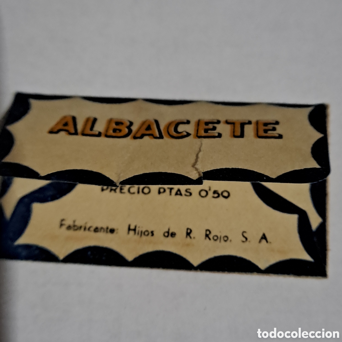 Antig&uuml;edades: TEMPLE DE ALBACETE, HOJA DE AFEITAR - Foto 2