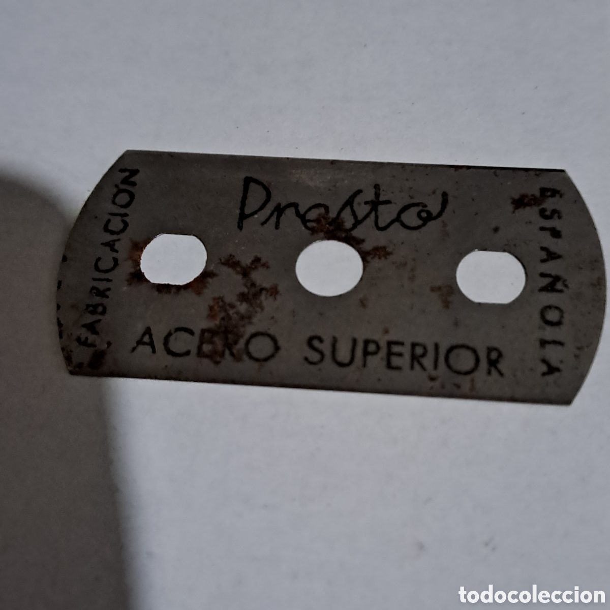 Antig&uuml;edades: PRESTO, RAZON BLADE HOJA DE AFEITAR - Foto 4