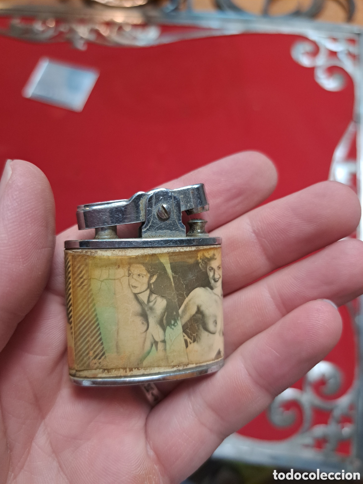 Antig&uuml;edades: Mechero omega erotico - Foto 2
