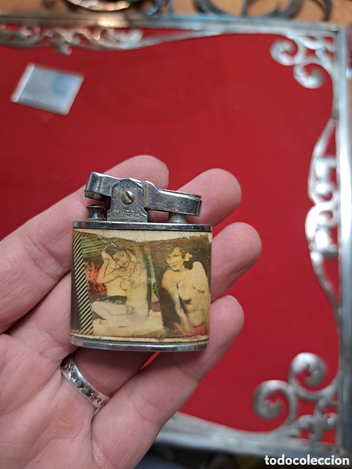 Antig&uuml;edades: Mechero omega erotico - Foto 1