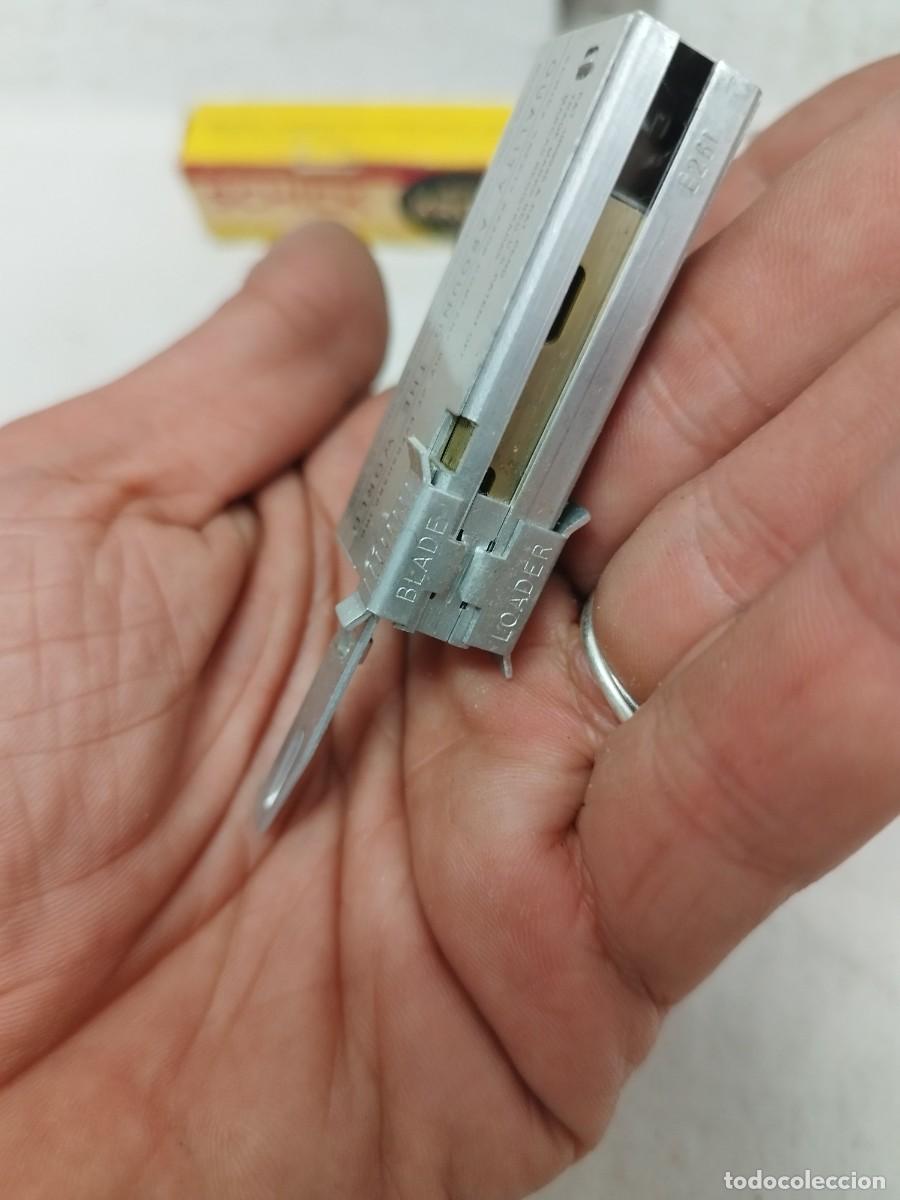 Antig&uuml;edades: Antiguo inyector de hojas de afeitar, Schick With Krona Edge. - Foto 5