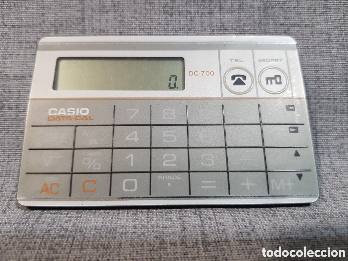 Antig&uuml;edades: CASIO DC-700 GY CALCULADORA. FUNCIONA - Foto 2