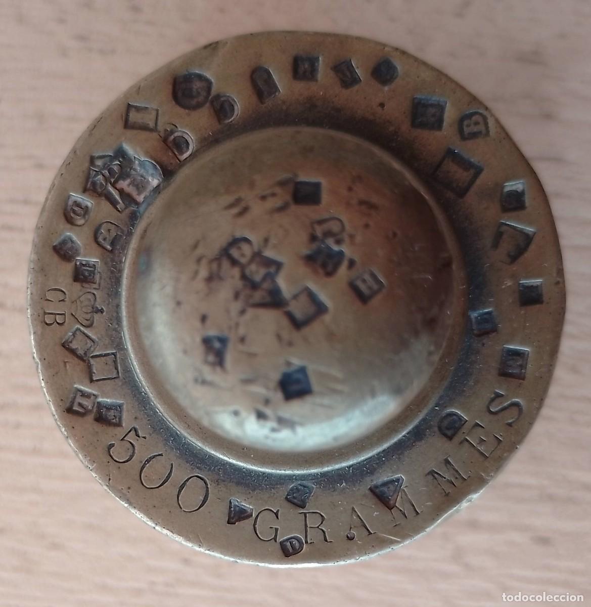 Antig&uuml;edades: Antigua Pesa 500 Grammes, Gramos - Foto 1