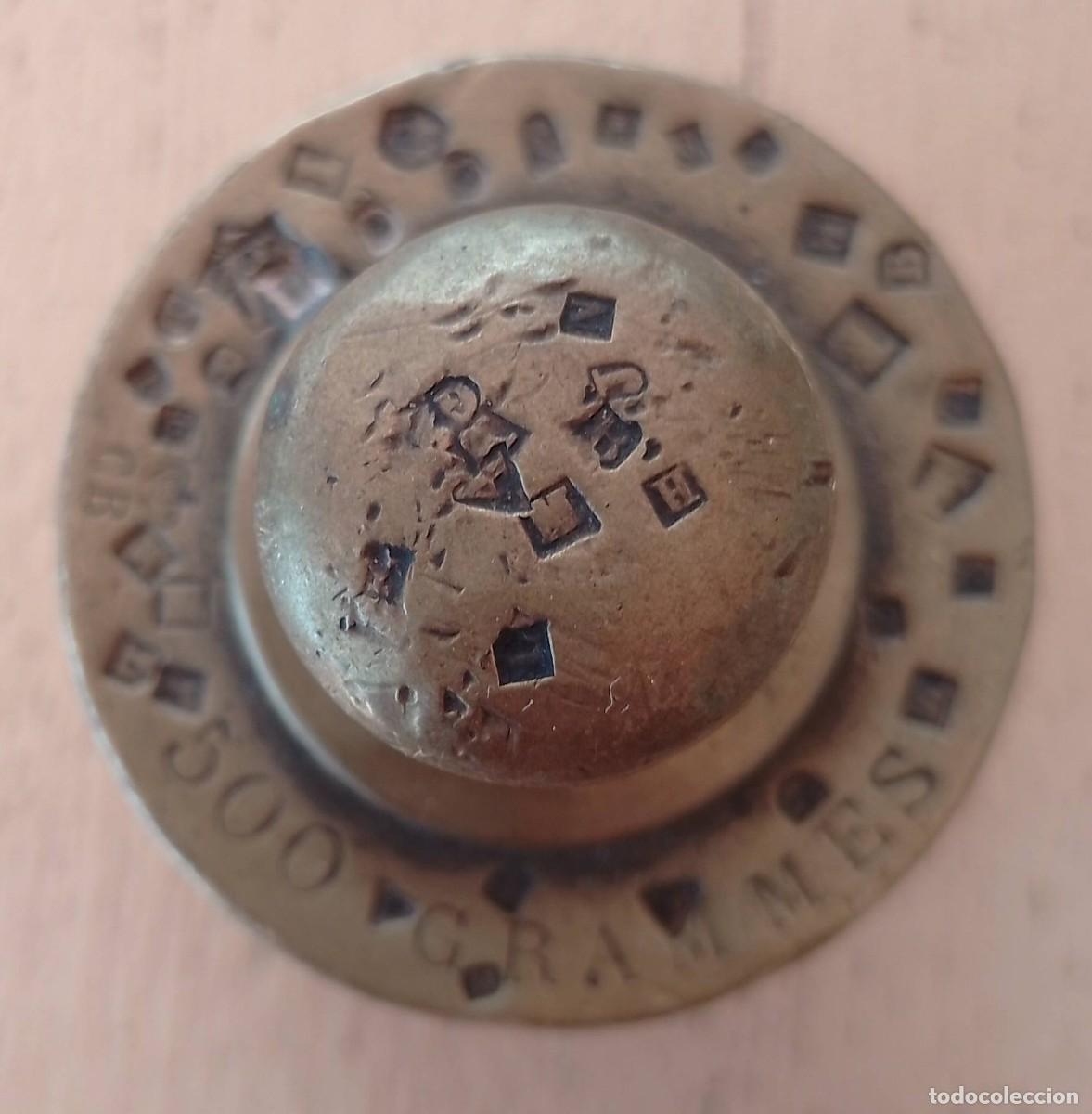 Antig&uuml;edades: Antigua Pesa 500 Grammes, Gramos - Foto 2