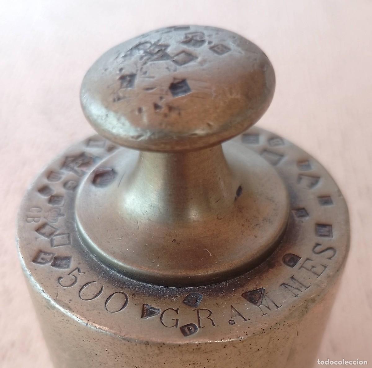 Antig&uuml;edades: Antigua Pesa 500 Grammes, Gramos - Foto 3