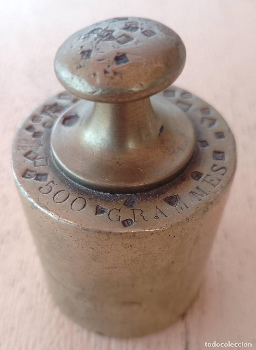 Antig&uuml;edades: Antigua Pesa 500 Grammes, Gramos - Foto 4