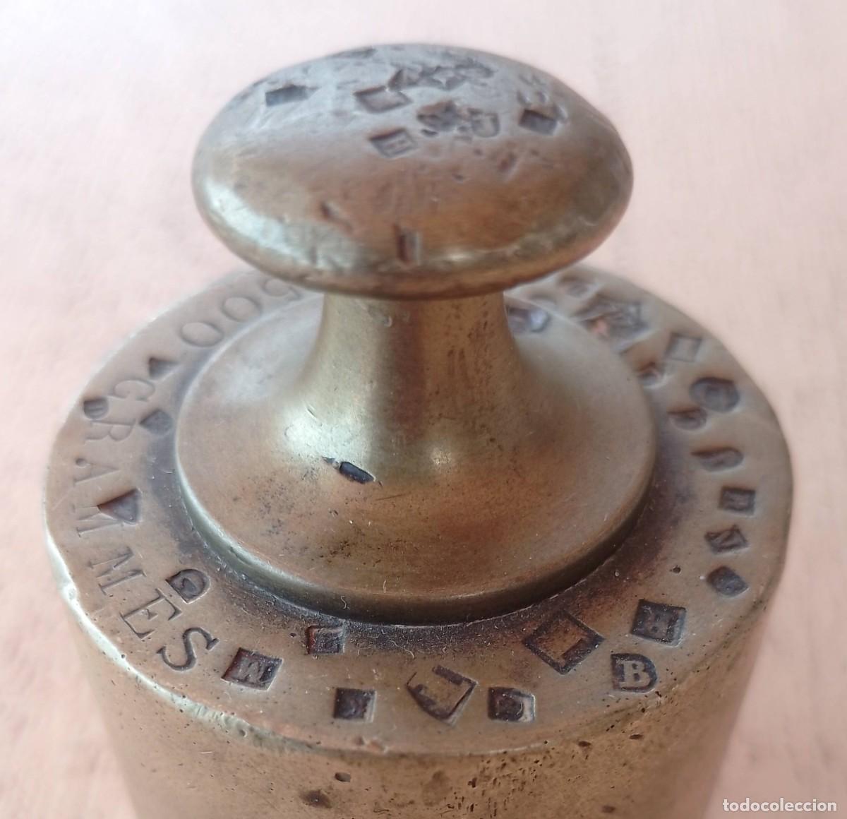 Antig&uuml;edades: Antigua Pesa 500 Grammes, Gramos - Foto 5