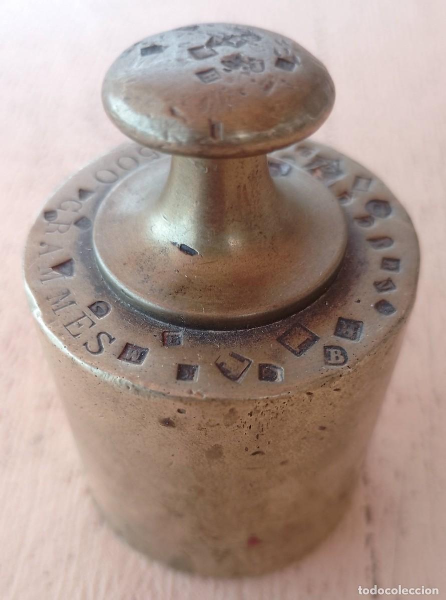 Antig&uuml;edades: Antigua Pesa 500 Grammes, Gramos - Foto 6