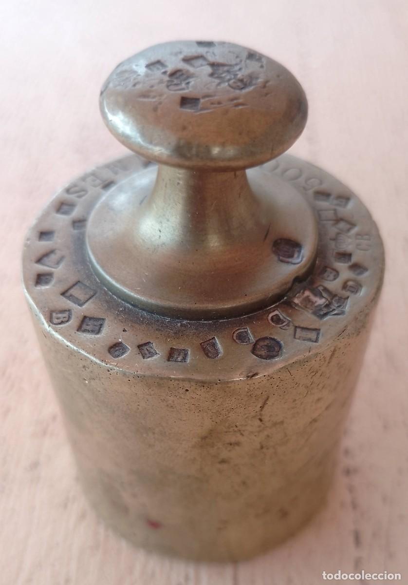 Antig&uuml;edades: Antigua Pesa 500 Grammes, Gramos - Foto 8