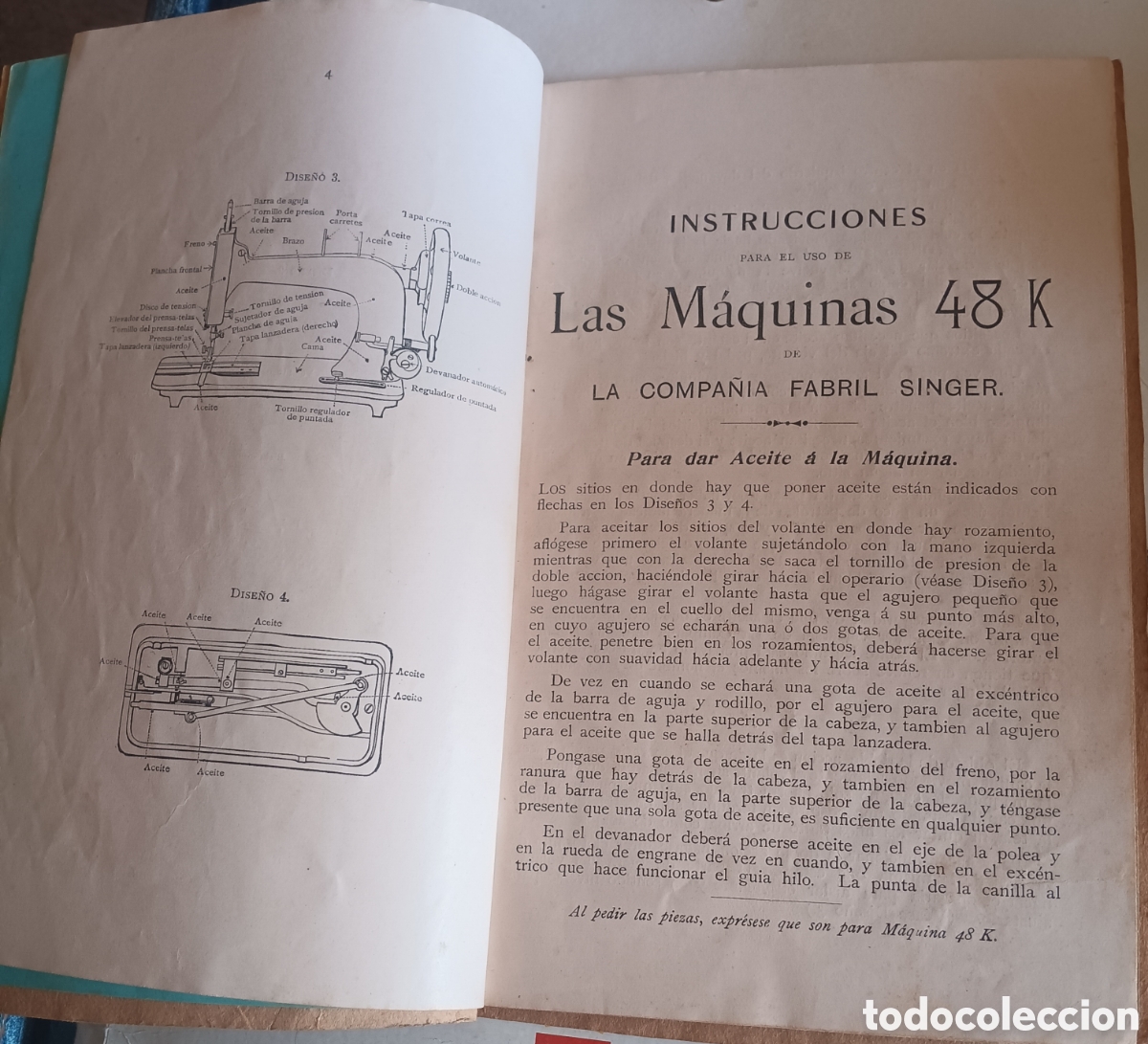 Antig&uuml;edades: M&Aacute;QUINA COSER SINGER 48K de 1900 - Foto 8