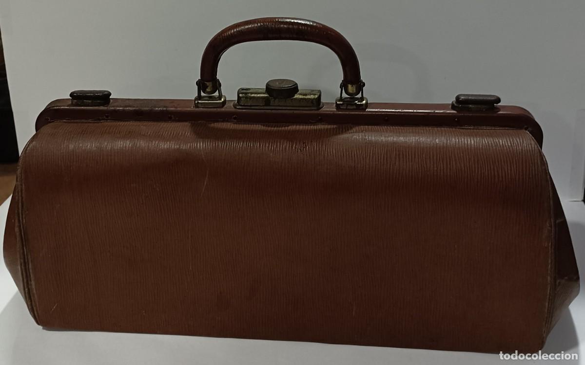 Antig&uuml;edades: MALET&Iacute;N ANTIGUO DE M&Eacute;DICO - Foto 4