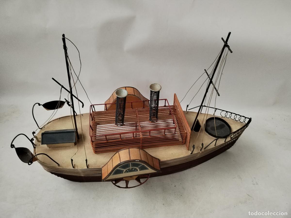 Antig&uuml;edades: farol barco mississippi - Foto 6