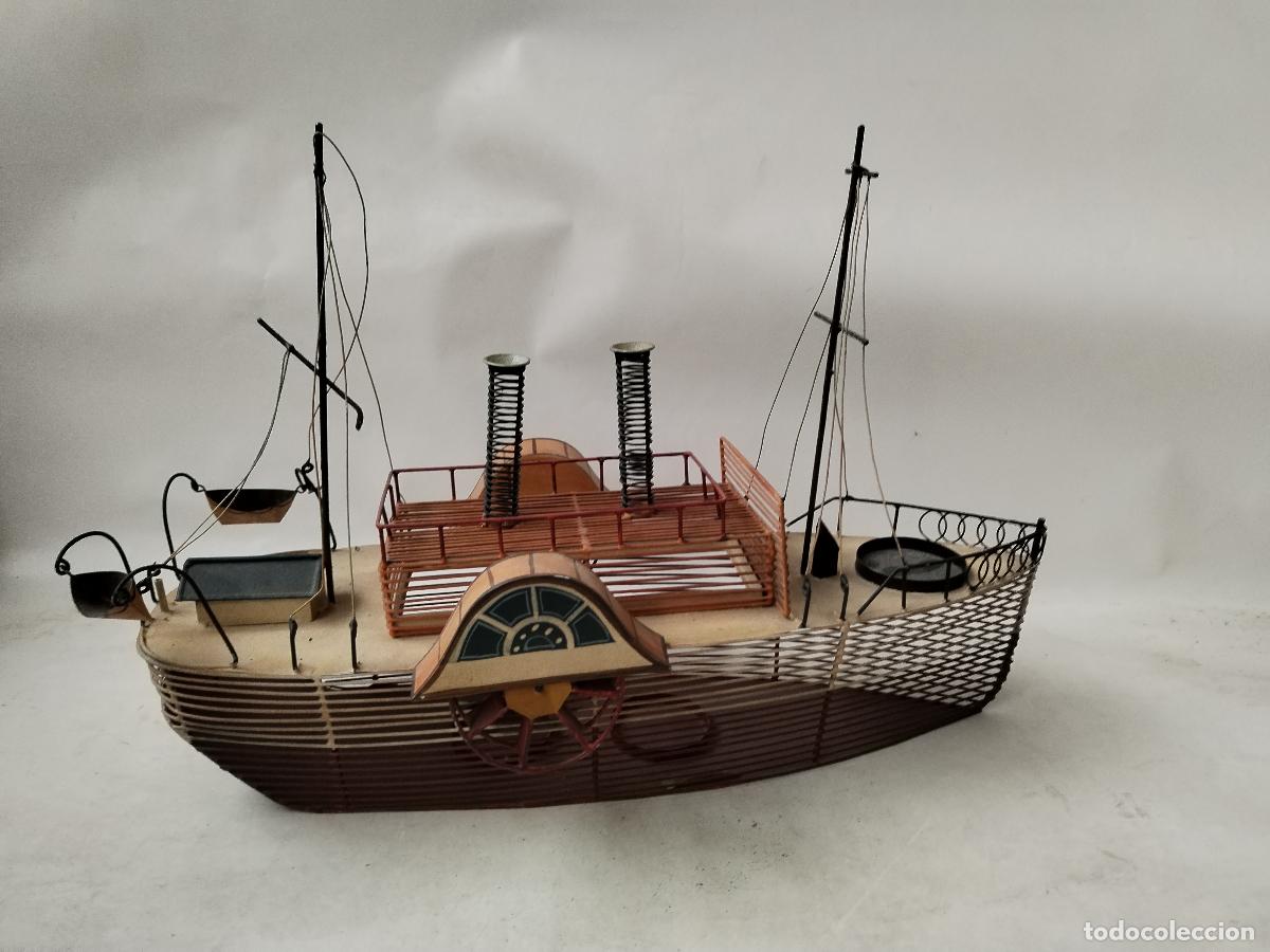 Antig&uuml;edades: farol barco mississippi - Foto 7
