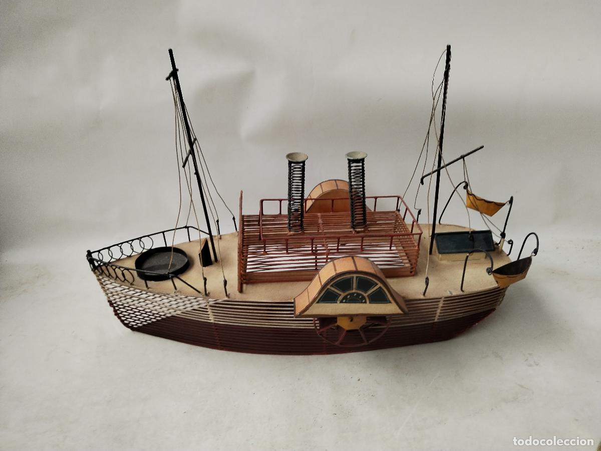 Antig&uuml;edades: farol barco mississippi - Foto 8