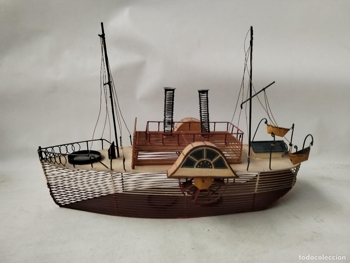 Antig&uuml;edades: farol barco mississippi - Foto 9