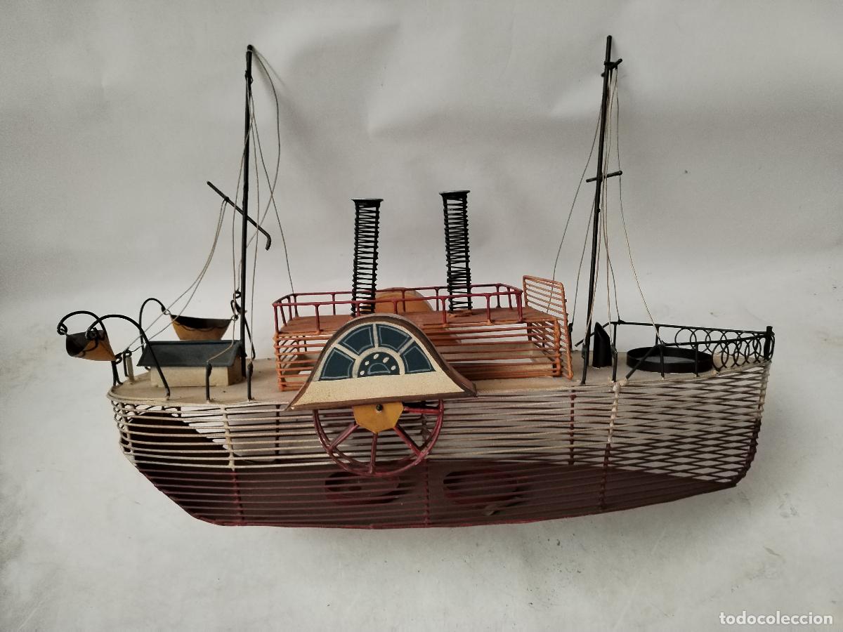 Antig&uuml;edades: farol barco mississippi - Foto 1