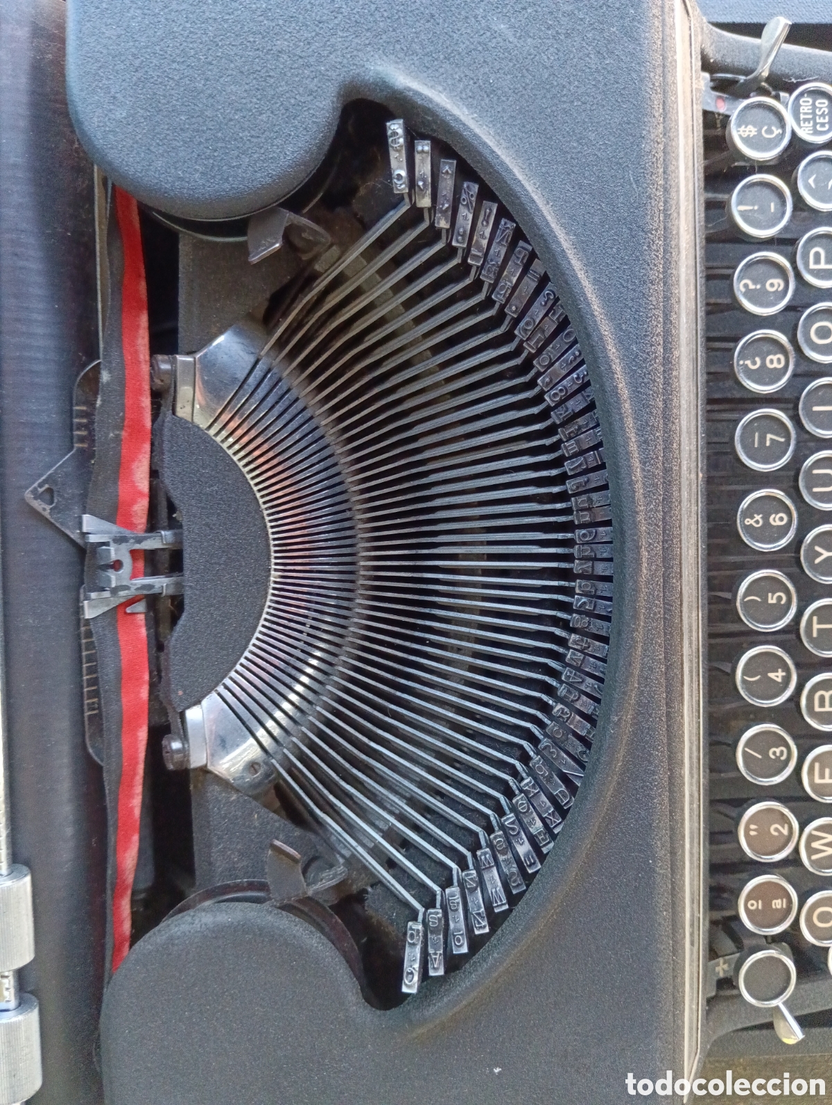 Antig&uuml;edades: HISPANO OLIVETTI STUDIO 46 M&Aacute;QUINA ESCRIBIR ANTIGUA. - Foto 2