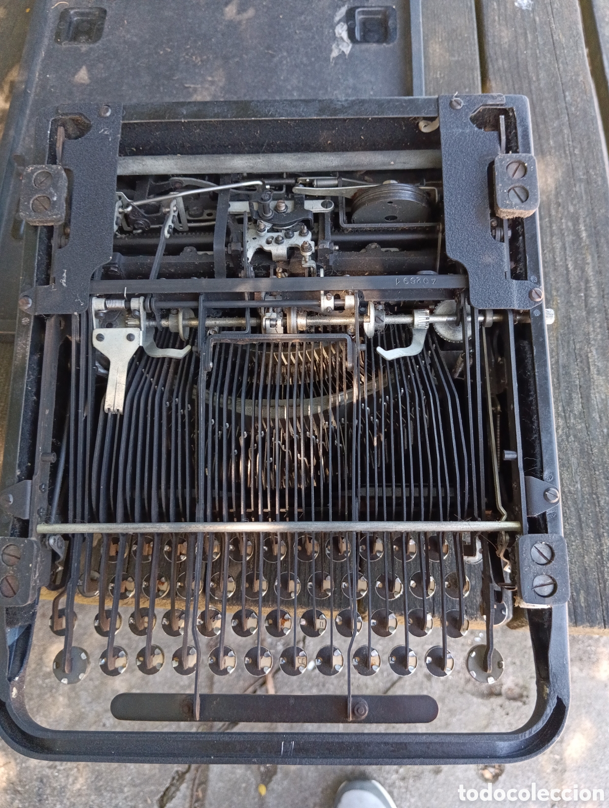 Antig&uuml;edades: HISPANO OLIVETTI STUDIO 46 M&Aacute;QUINA ESCRIBIR ANTIGUA. - Foto 6