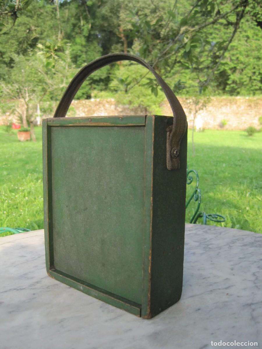 Antig&uuml;edades: CAJA DE MADERA CON COMPARTIMENTOS - CON ASA - HERRAMIENTAS - OFICIO - Foto 1