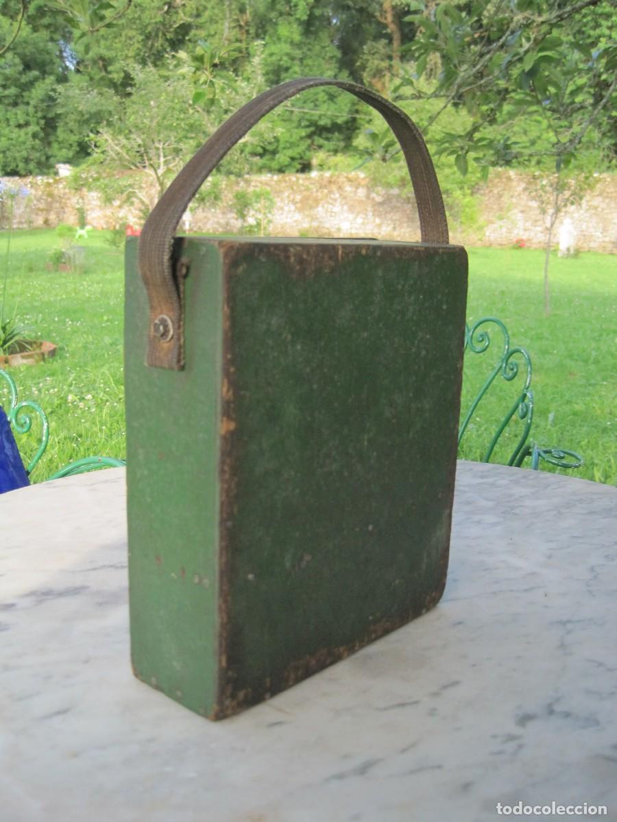 Antig&uuml;edades: CAJA DE MADERA CON COMPARTIMENTOS - CON ASA - HERRAMIENTAS - OFICIO - Foto 10