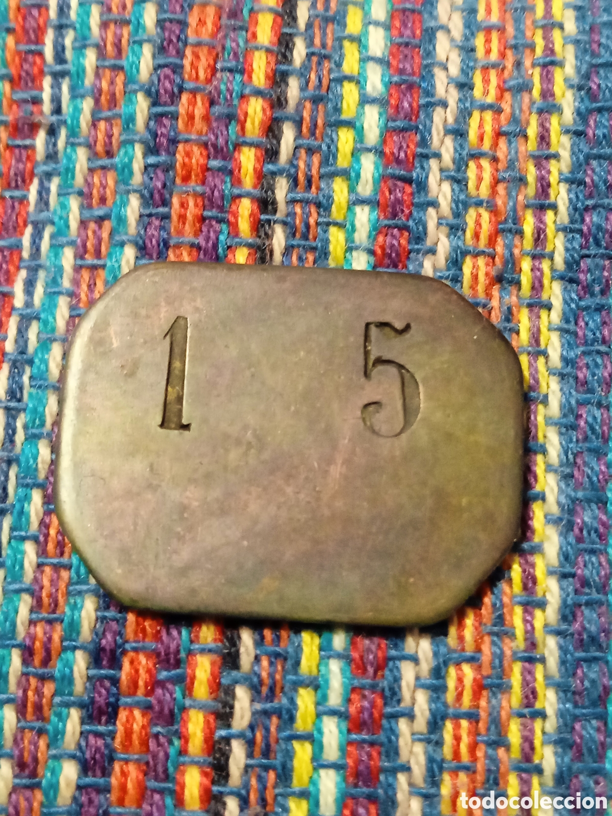 Antig&uuml;edades: PESA VALOR 9 CUARTOS PESO: 4 GRAMOS - Foto 2