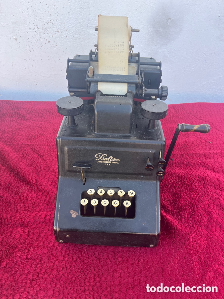 Antig&uuml;edades: Dalton Model 181-4 Adding Machine - Foto 1