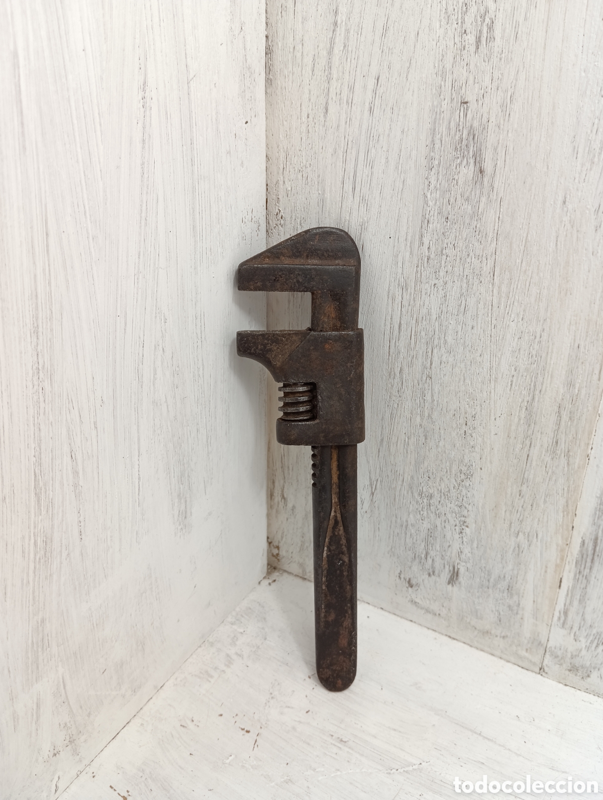 Antig&uuml;edades: ANTIGUA LLAVE INGLESA AJUSTABLE TUERCAS. HERRAMIENTAS. - Foto 2