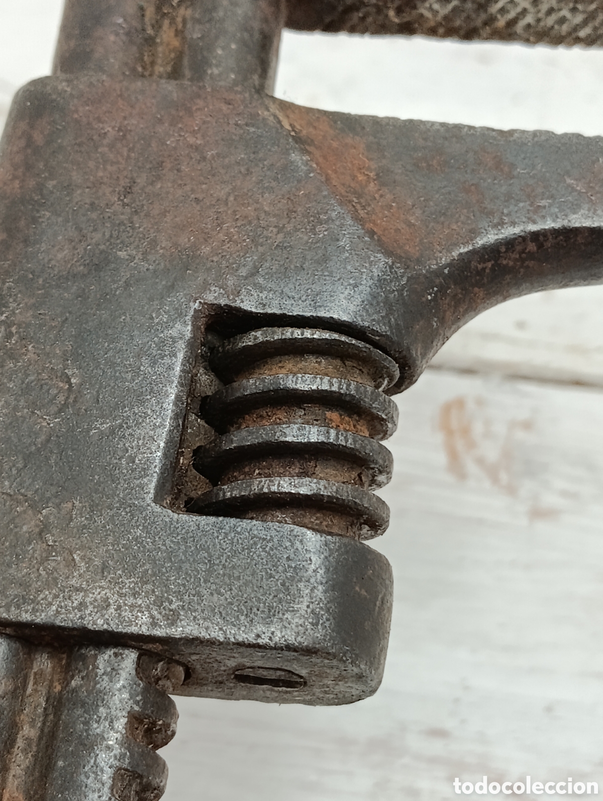 Antig&uuml;edades: ANTIGUA LLAVE INGLESA AJUSTABLE TUERCAS. HERRAMIENTAS. - Foto 5