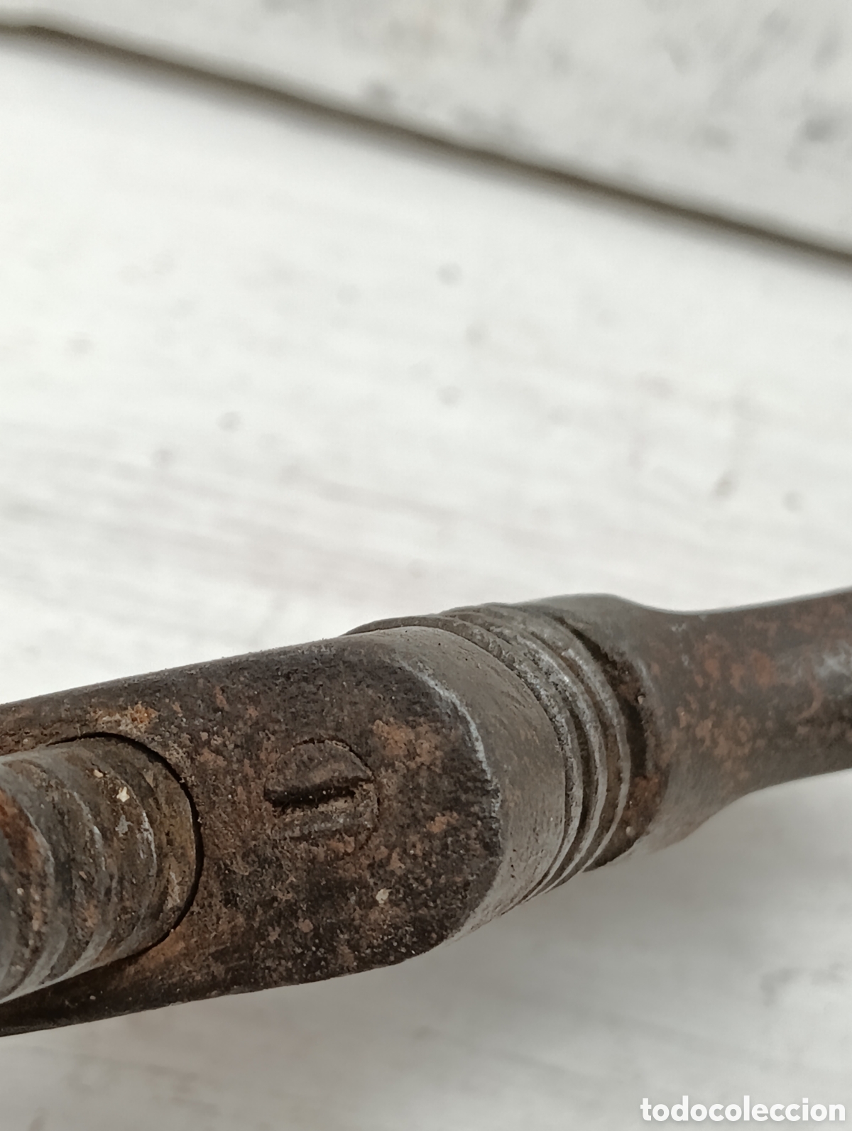 Antig&uuml;edades: ANTIGUA LLAVE INGLESA AJUSTABLE TUERCAS. HERRAMIENTAS. - Foto 9
