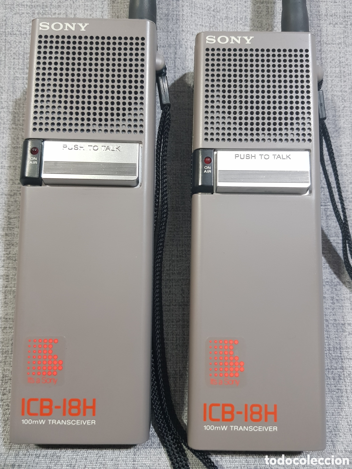 Antig&uuml;edades: SONY ICB-18H TRANSCEIVER TRANSCEPTOR WALKIE TALKIE - Foto 4