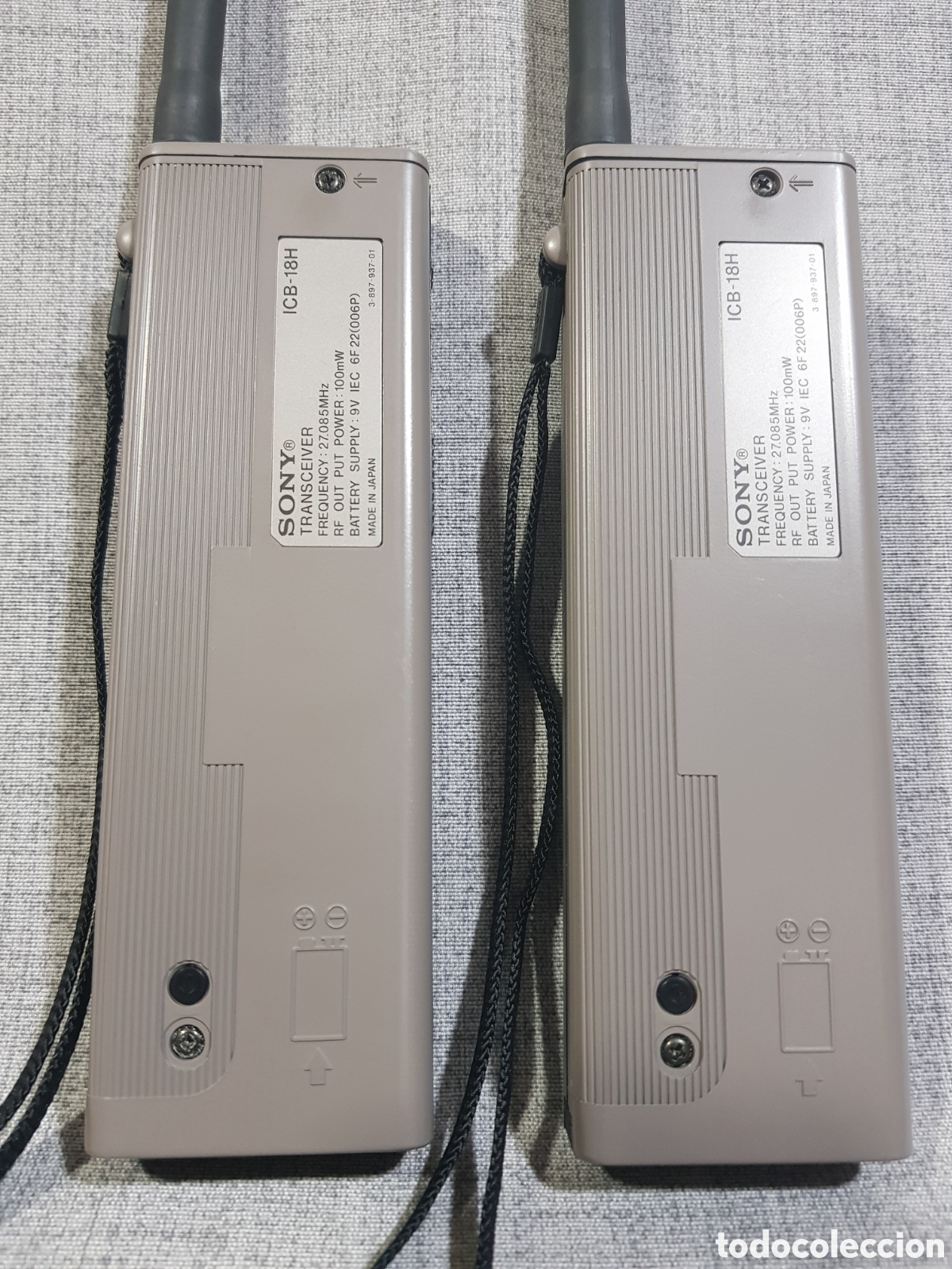 Antig&uuml;edades: SONY ICB-18H TRANSCEIVER TRANSCEPTOR WALKIE TALKIE - Foto 9