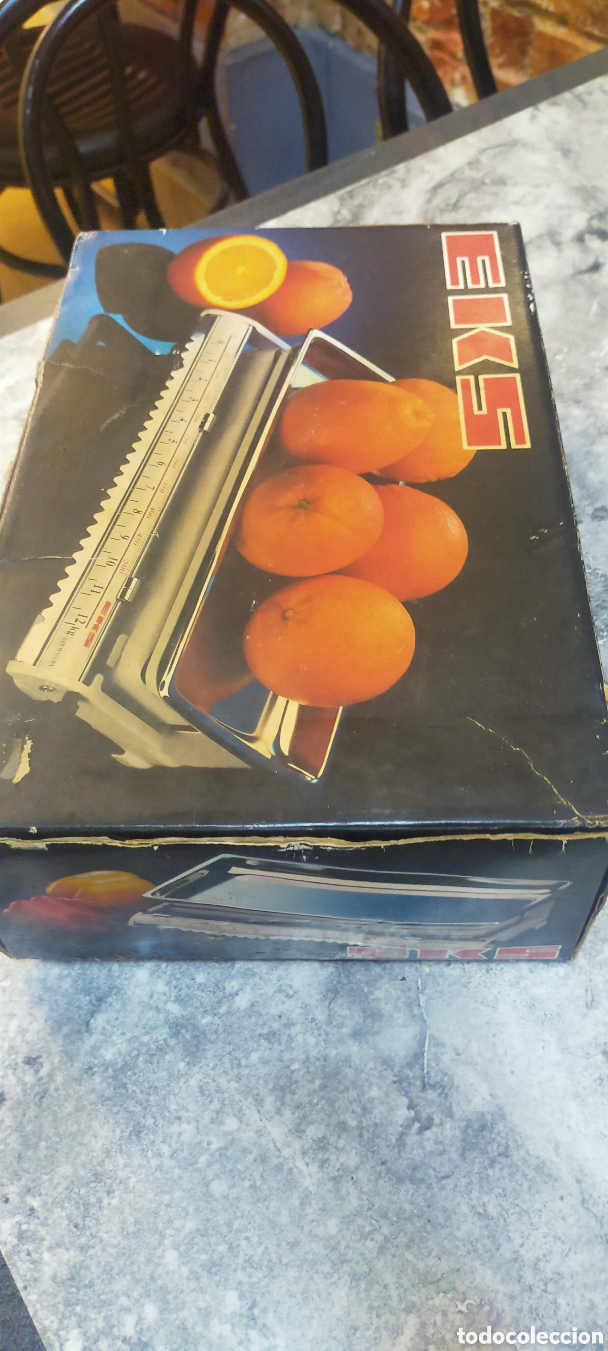 Antig&uuml;edades: B&aacute;scula cocina EKS 12,50 kg - Foto 1