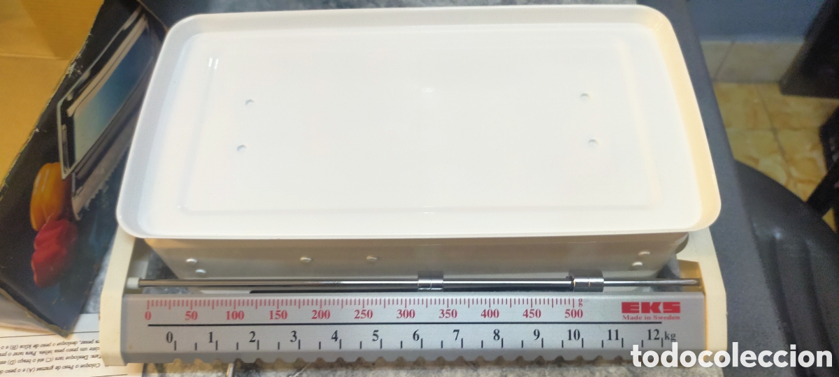 Antig&uuml;edades: B&aacute;scula cocina EKS 12,50 kg - Foto 4